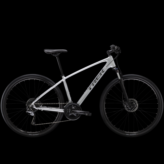 2019 Trek Trek 19 Dual Sport 3 SM Quicksilver Silver, gray or bare metal