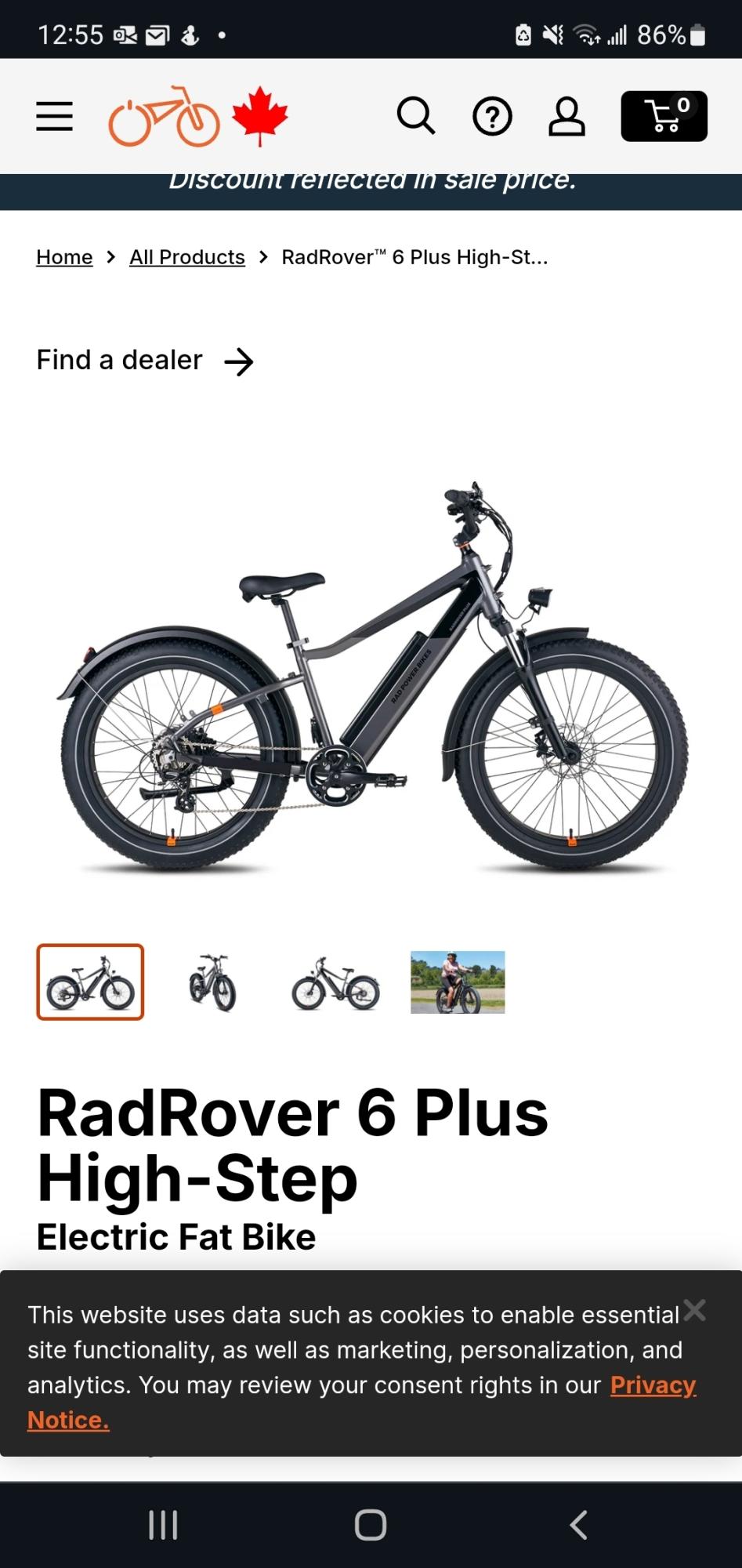 2023 Rad Power Bikes Rad Rover 6 Black