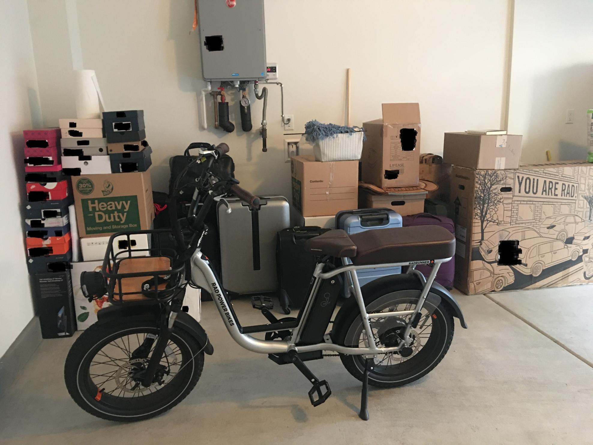 2022 Rad Power Bikes RadRunner Electric Silver, gray or bare metal