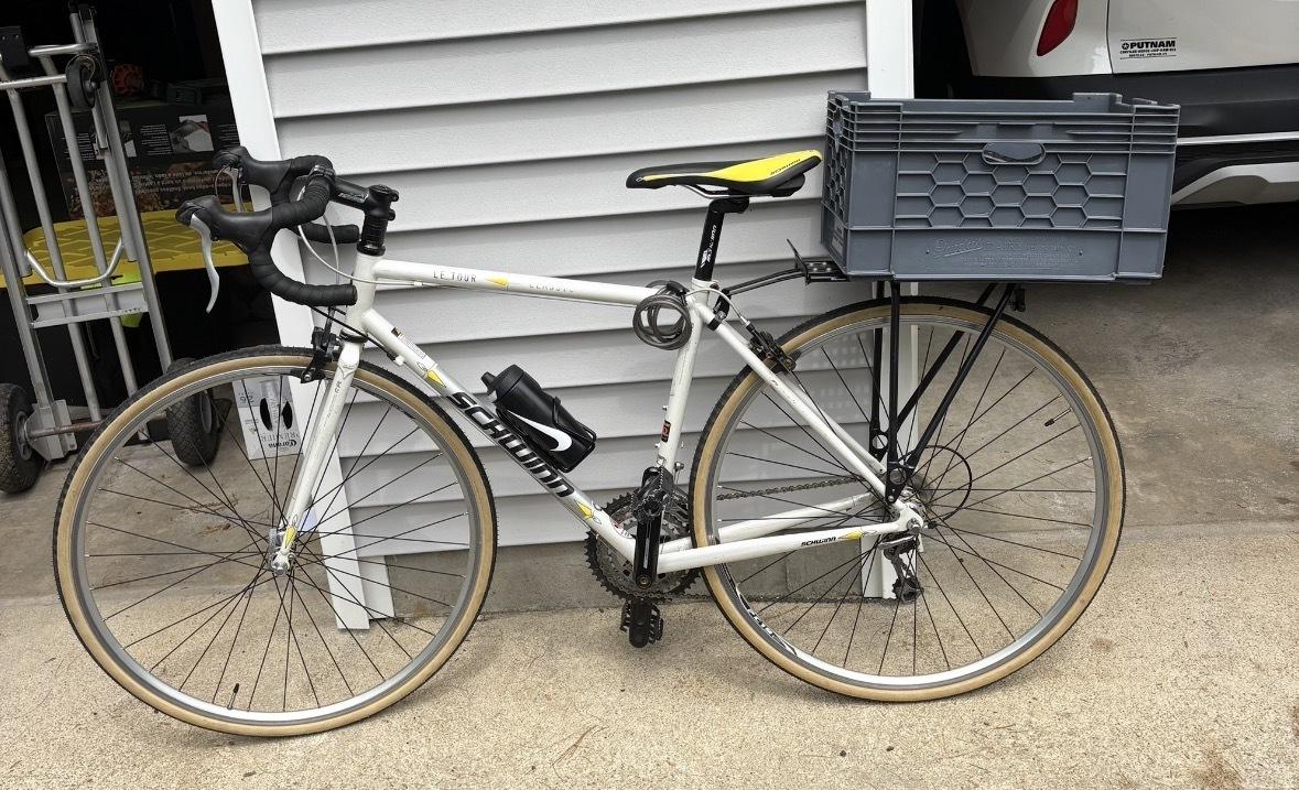 Schwinn Letour White and Yellow or Gold