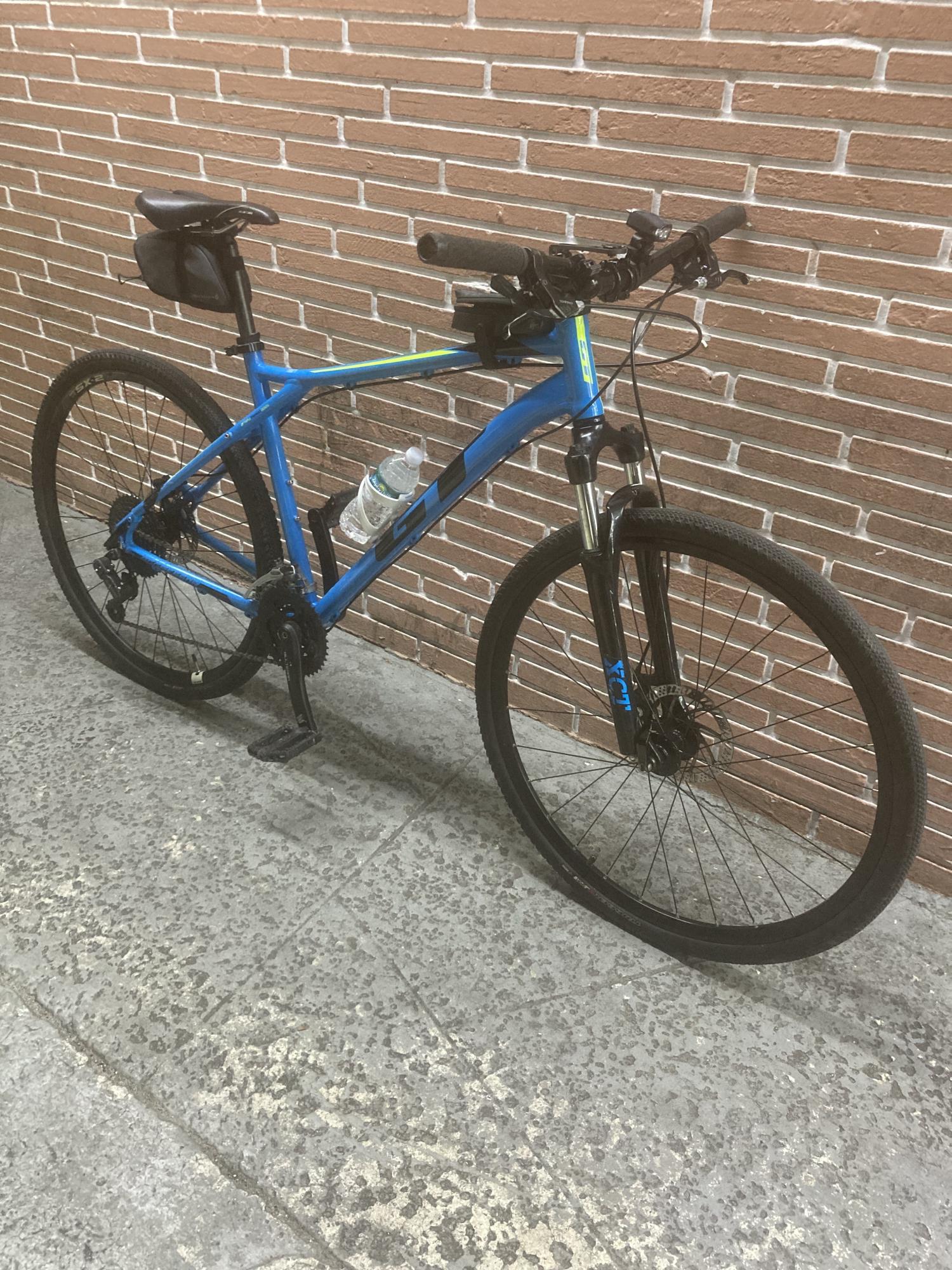 2021 GT Bicycles Aggressor Pro Blue, Yellow or Gold, and Black