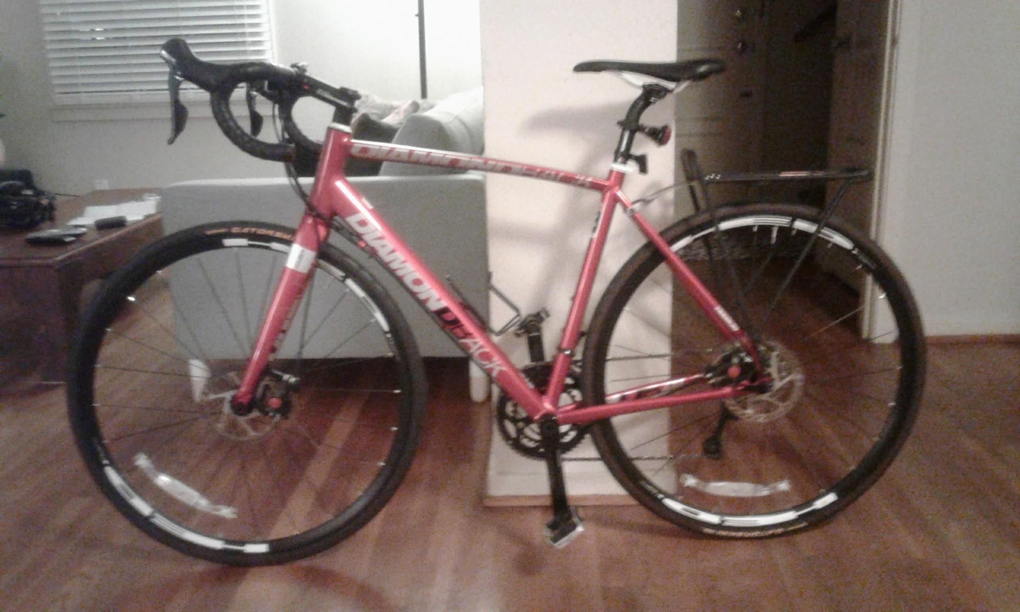 2017 Diamondback Century 1 Red, Black, and Silver or Gray