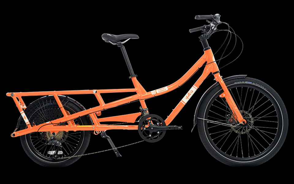 Yuba cargo bike (rear storage) Orange