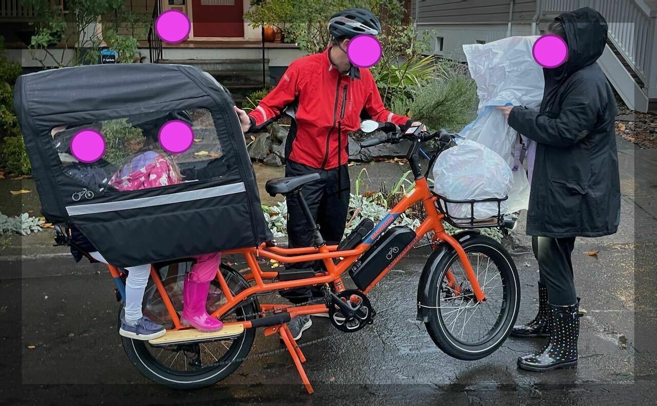 2022 Rad Power Bikes RadWagon 4 Electric Cargo Orange