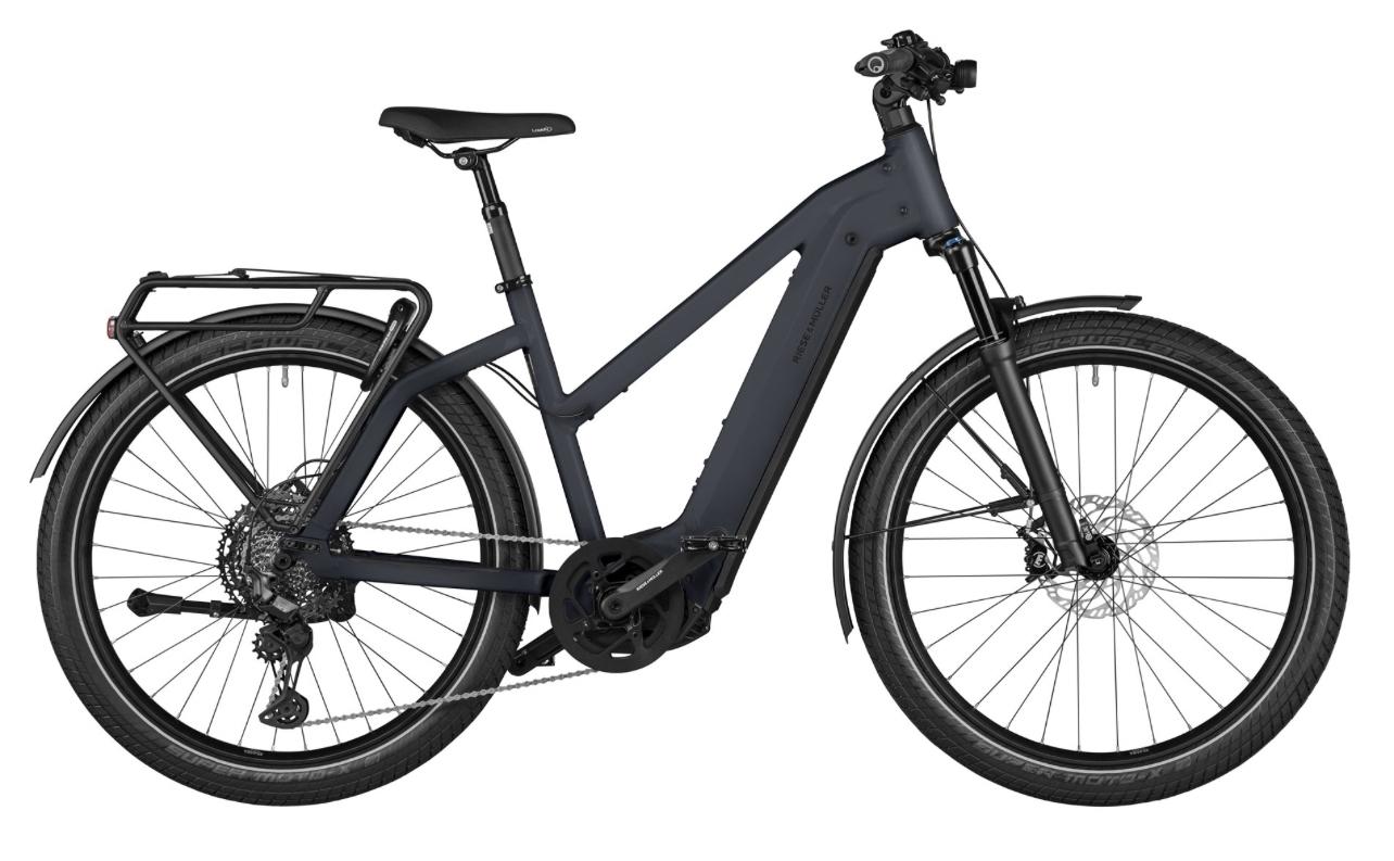 2022 Riese und Müller Charger 4 mixte touring Black and Blue