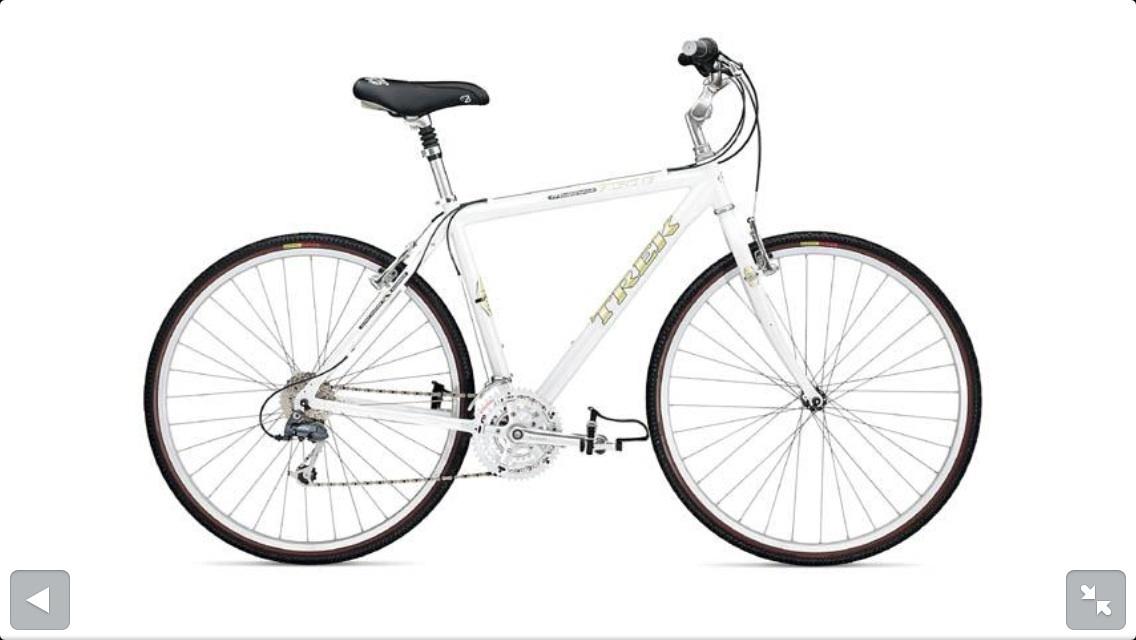 1999 Trek 7500 hybrid  White