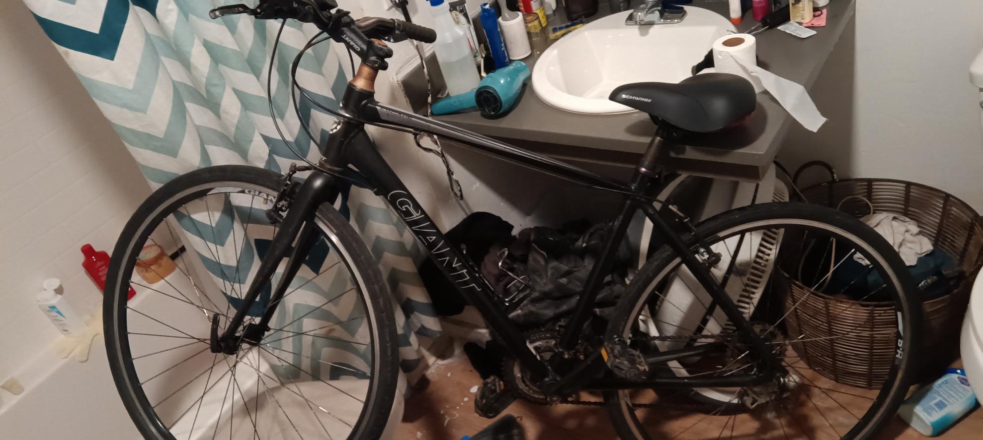 Giant Escape 3 Black and Silver, gray or bare metal