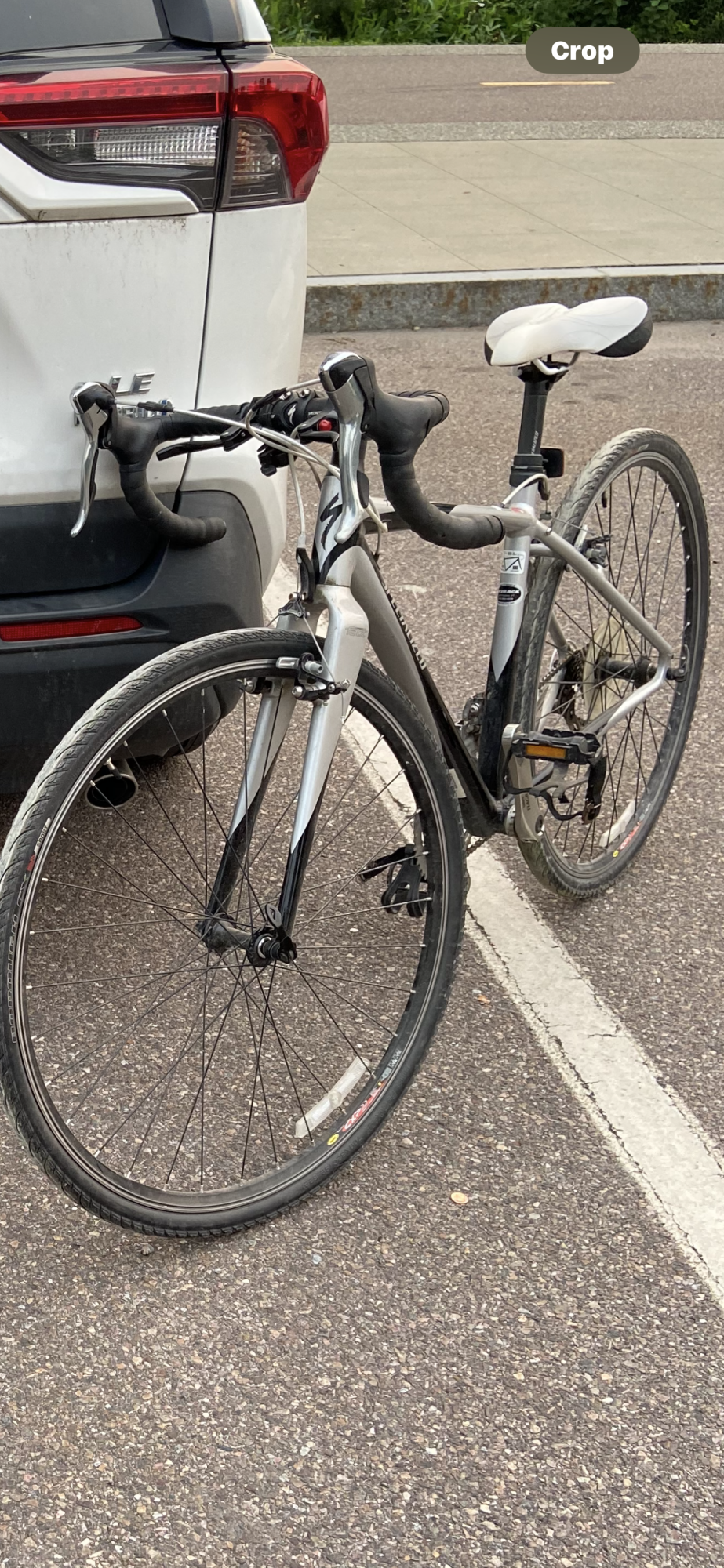 2011 Specialized Tricross Sport Silver, gray or bare metal