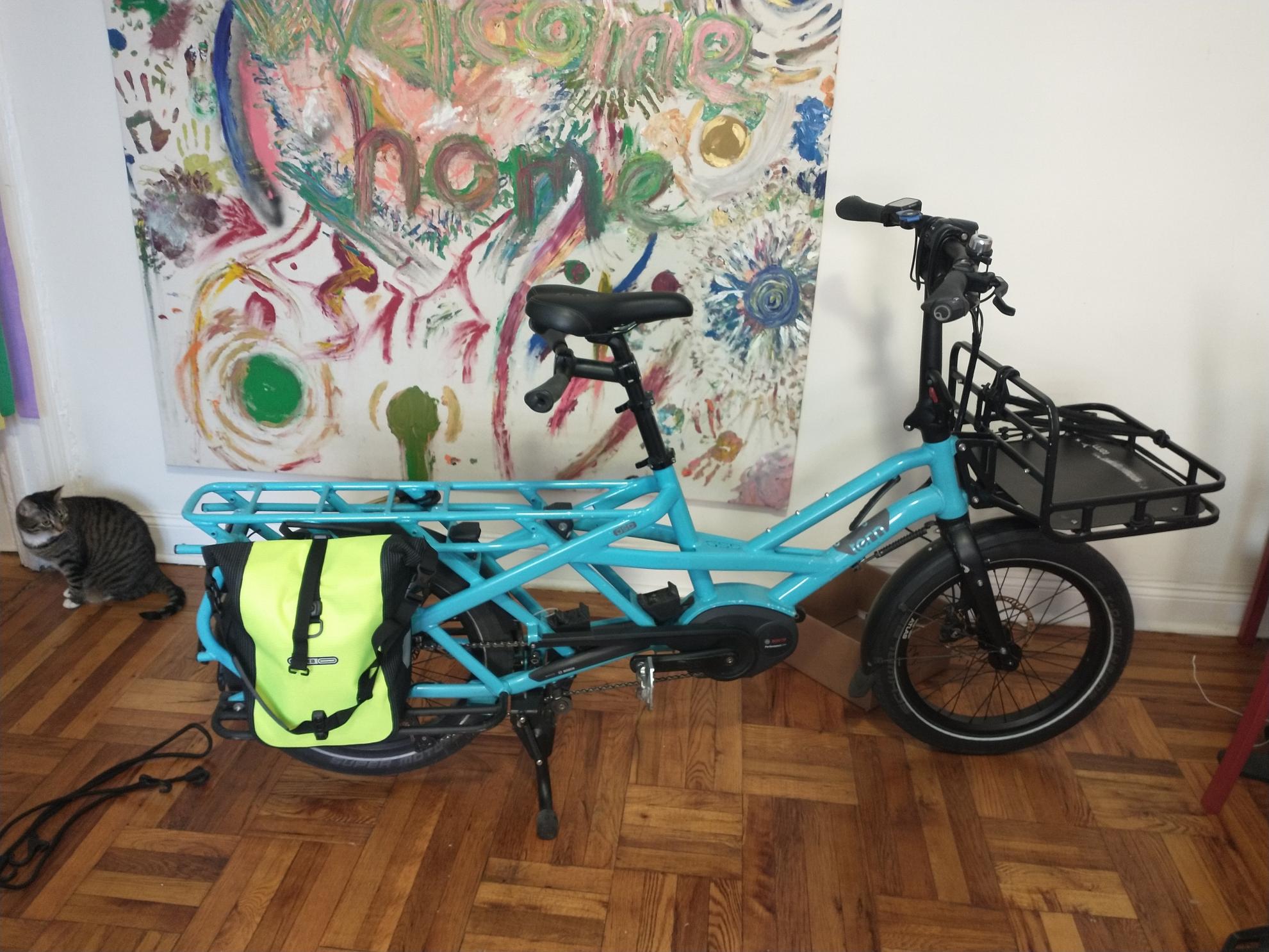 2019 Tern GSD cargo bike (rear storage) Blue