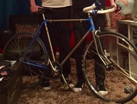 1974 Bridgestone Marniner Silver or Gray, Blue, and White