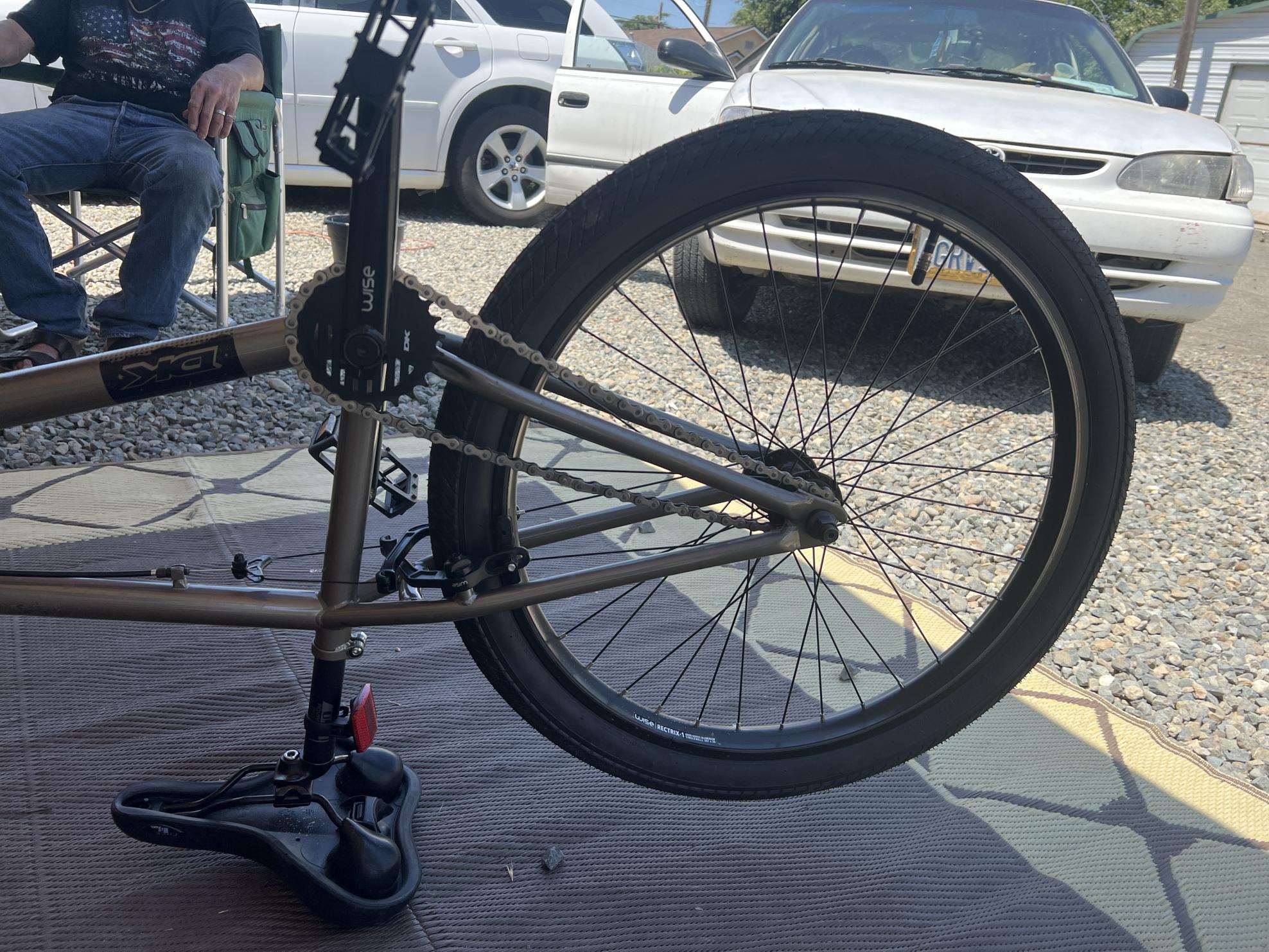 DK Bikes Cygnus Brown and Stickers tape or other cover-up