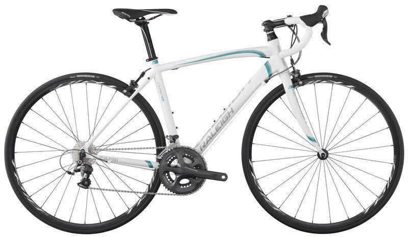 2013 Raleigh Capri  White, Silver or Gray, and Teal