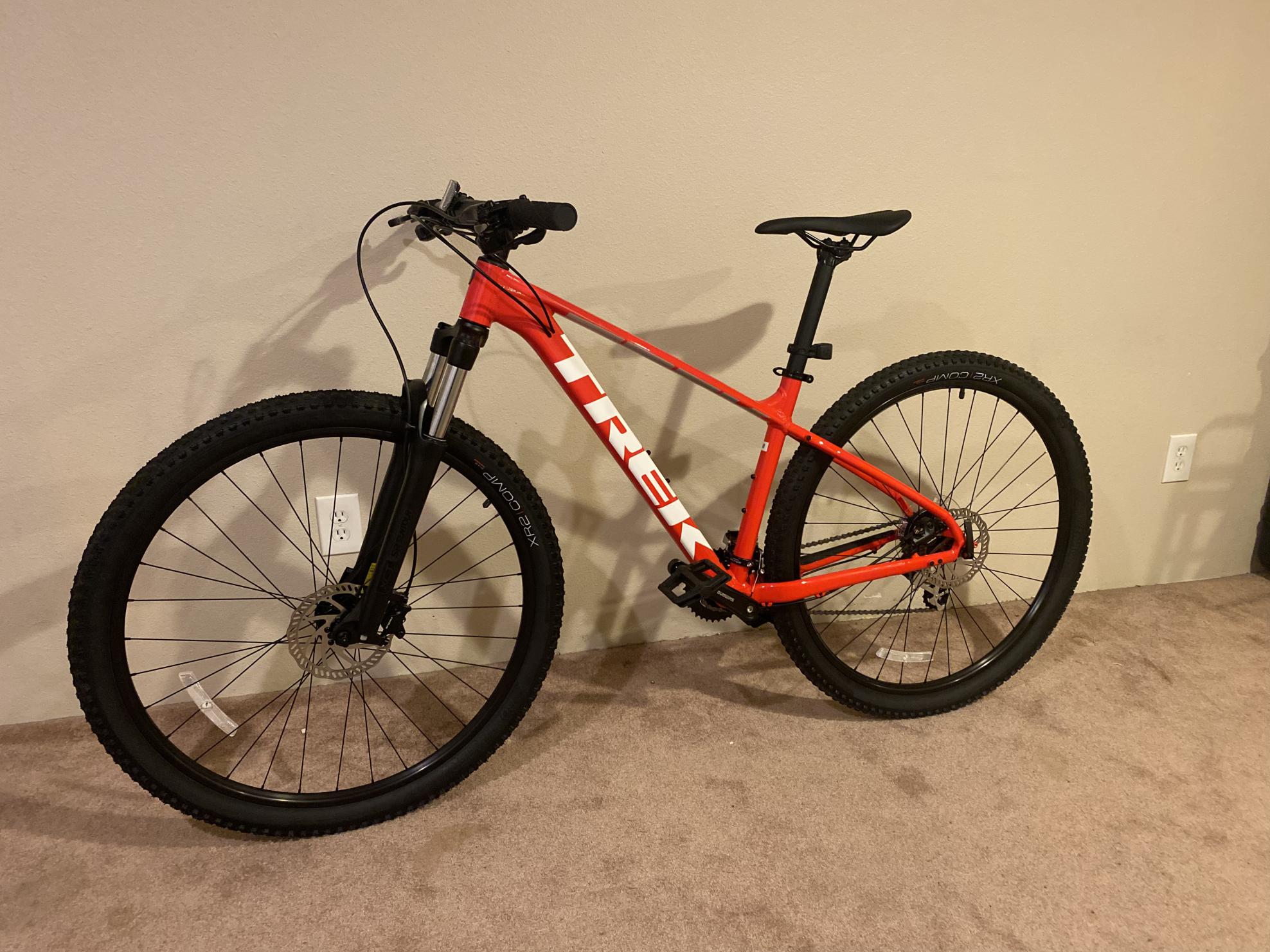 Trek Marlin Red, Black, and White