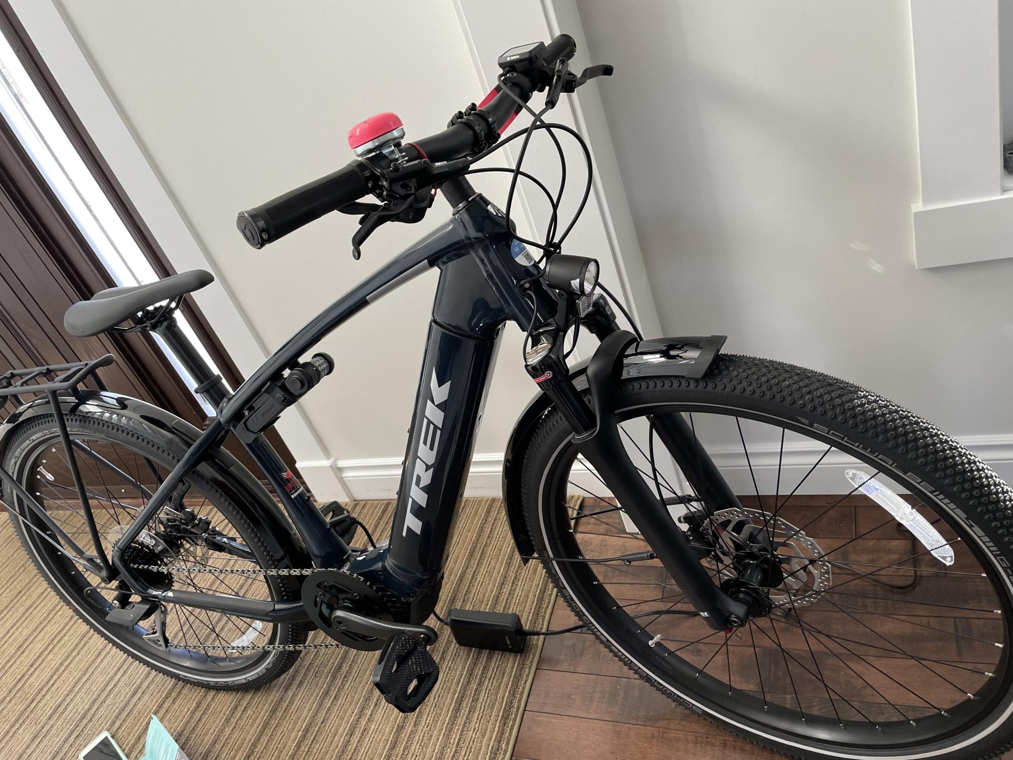 2022 Trek Allant+ 7step over electric bike Blue