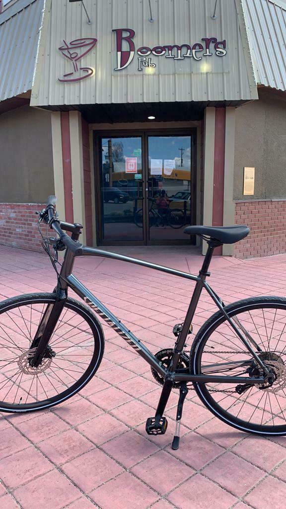2020 Specialized Sirius sport XL Silver, gray or bare metal