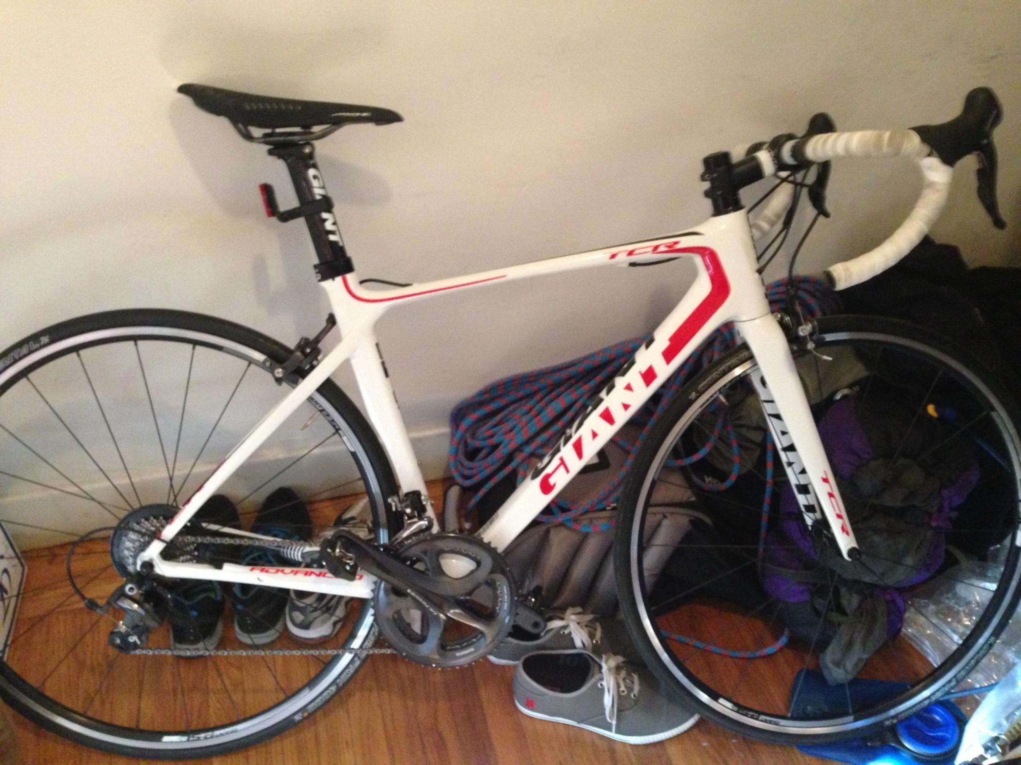 2015 Giant TCR Advanced White