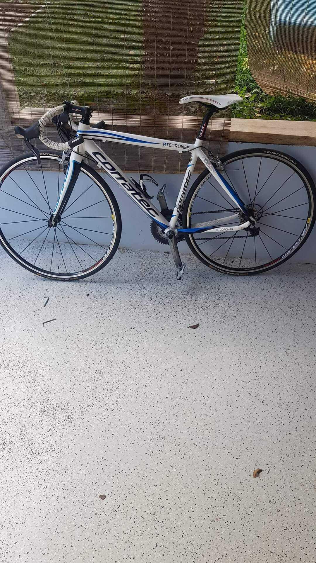 2017 Corratec Corones Ultegra (10) White and Blue