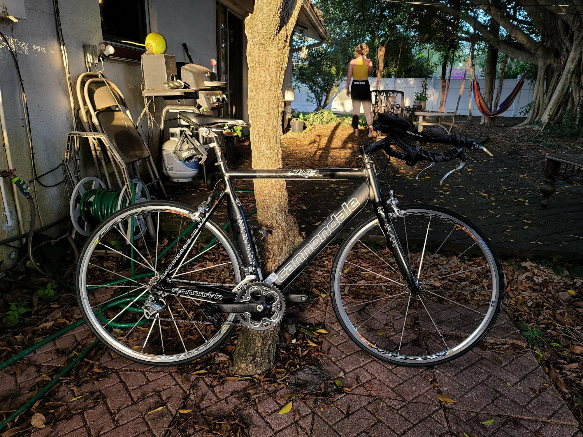 2007 Cannondale Six13 Slice Triathlon Black and White