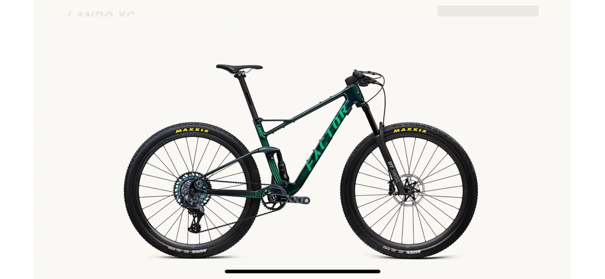 2023 Factor Lando XC small Green