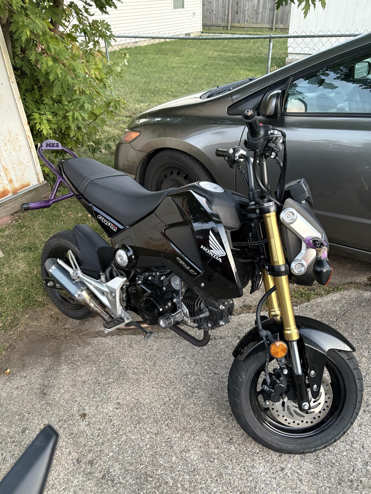 2014 Honda Grom Black and Purple