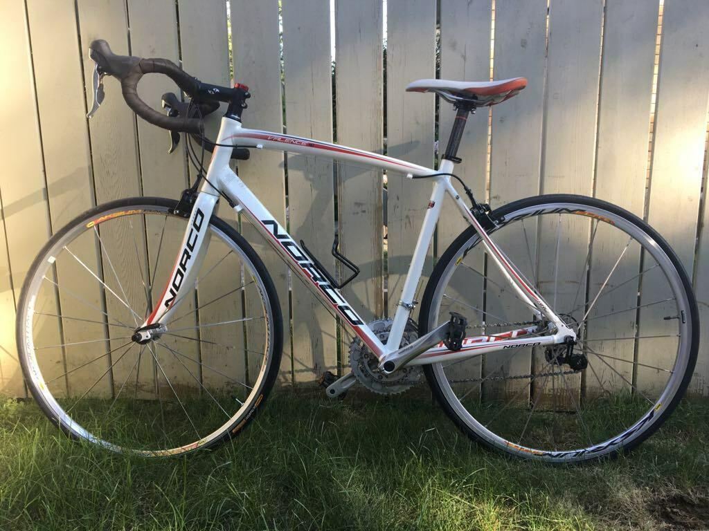 Norco Bikes Valence White, Red, and Black