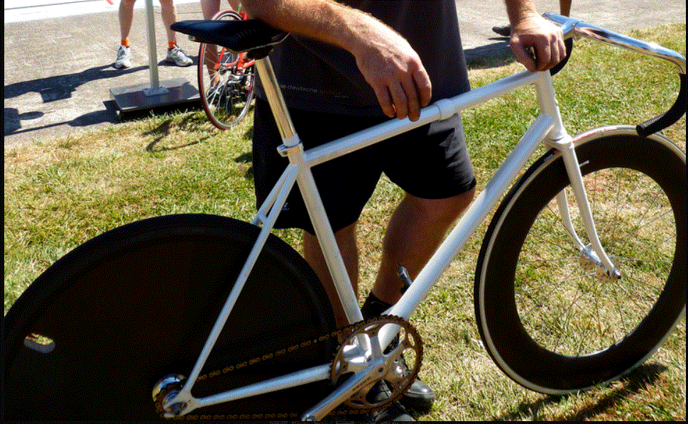 2008 Ti Cycles Custom Track Bike White