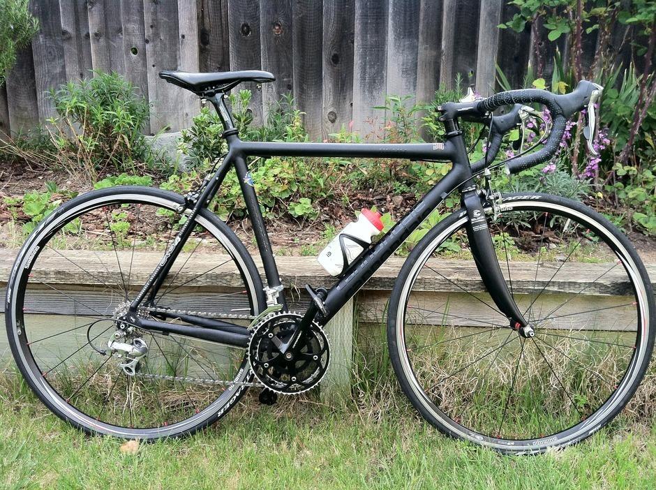 2000 Cannondale R600 triple CAAD 4 Black and Black