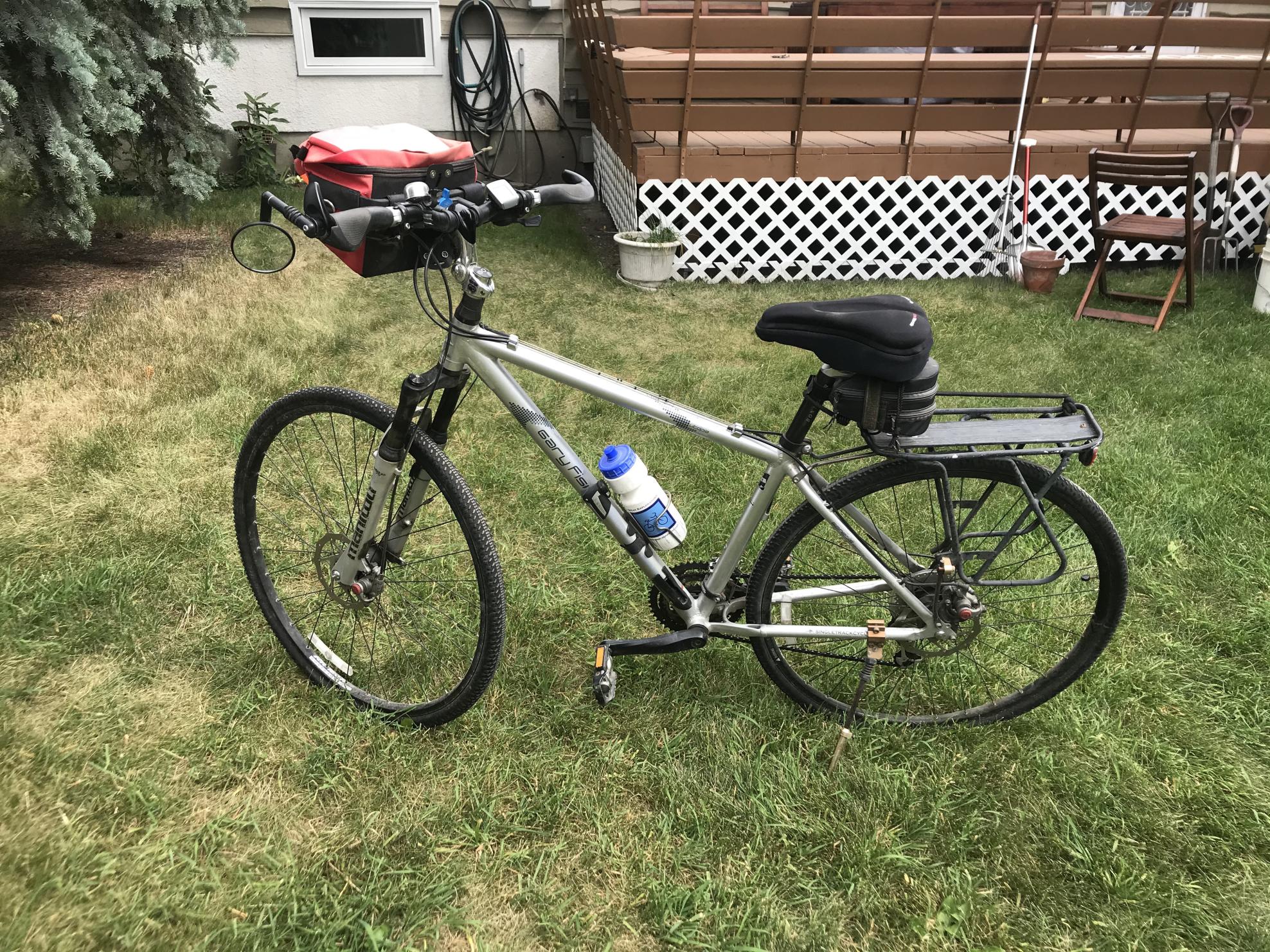 2007 Gary Fisher Utopia Silver, gray or bare metal