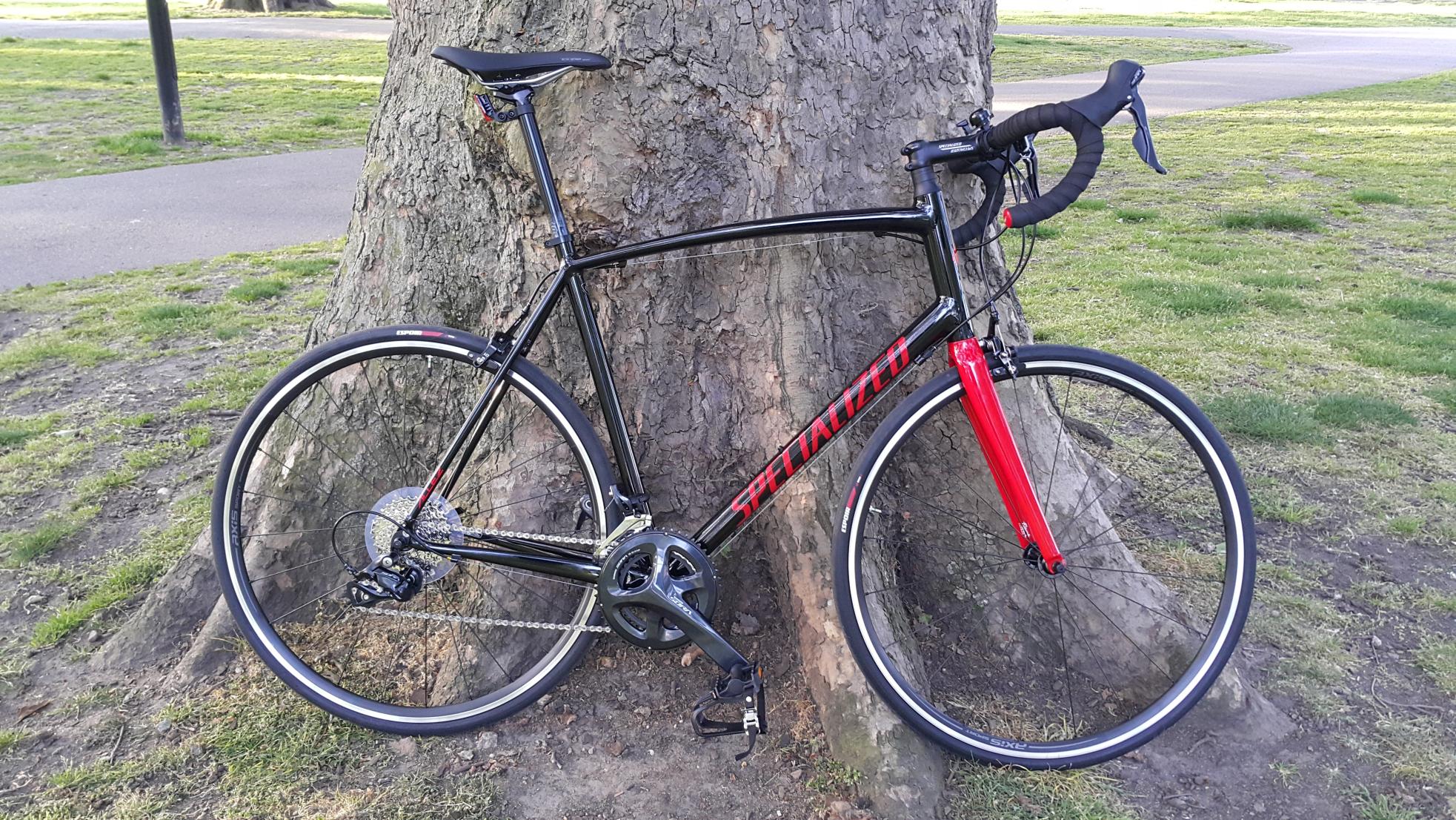 2017 Specialized allez E5 Sport Black and Red