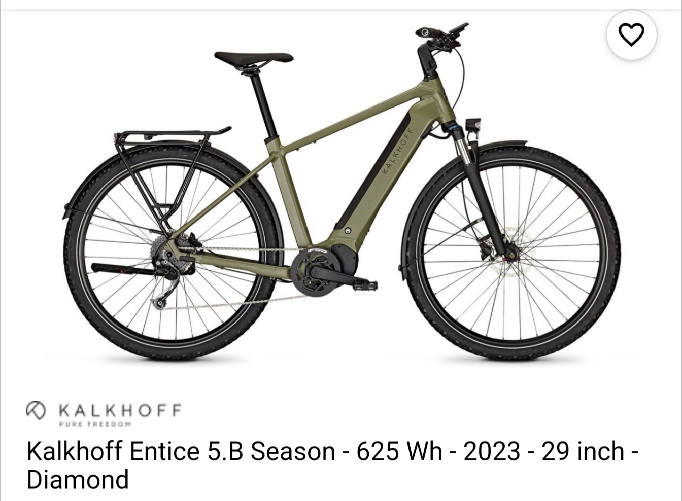 2024 Kalkhoff AV23310564 Green