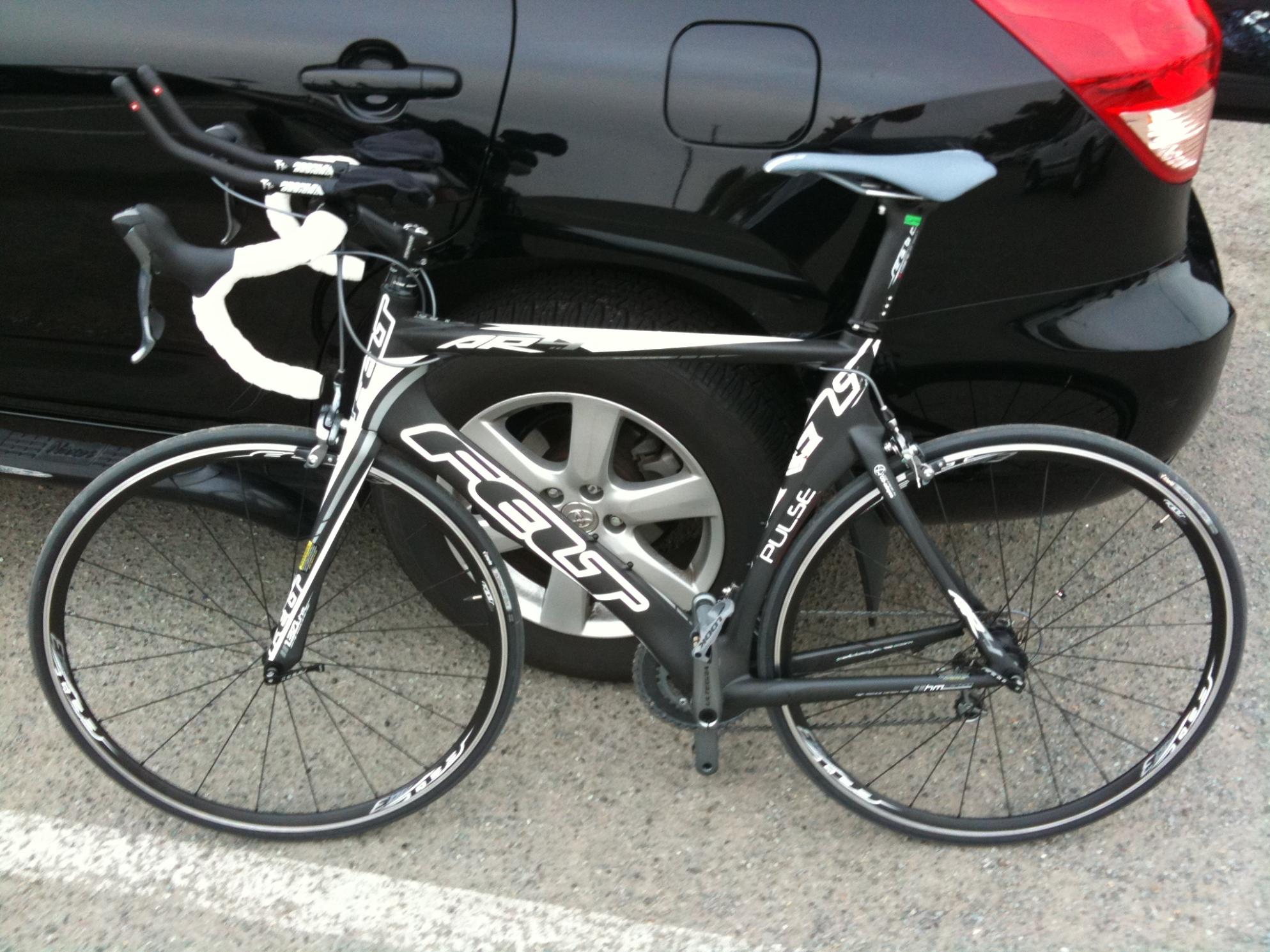 2010 Felt AR4 - Racing road bike Matte Clear Carbon size 58 Black