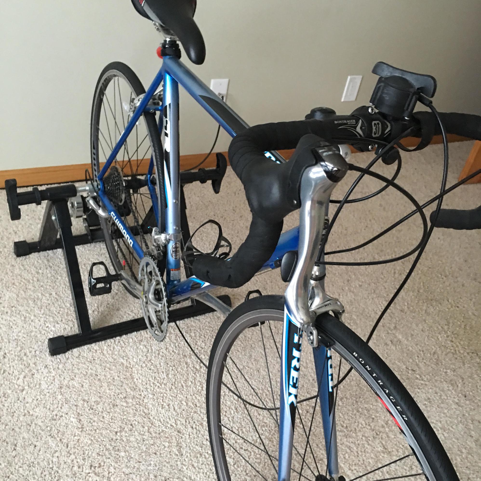 2010 Trek Bontrager Blue and White