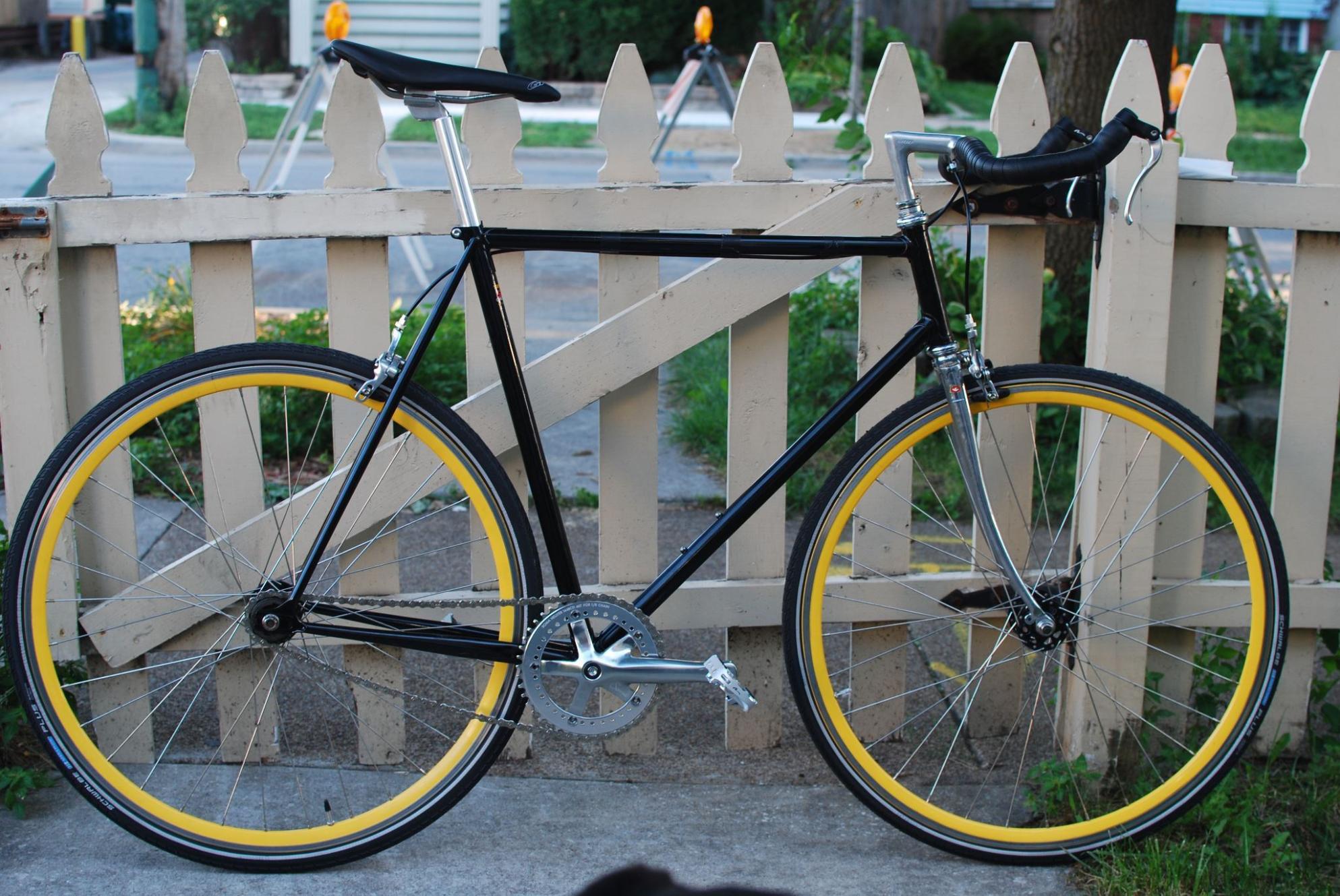 2011 Mercier Kilo Team - Unbranded Lugged Frame  Black