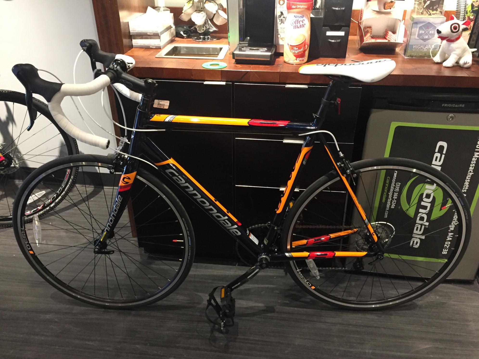 2016 Cannondale CAAD8 Sora 7 Orange and Blue