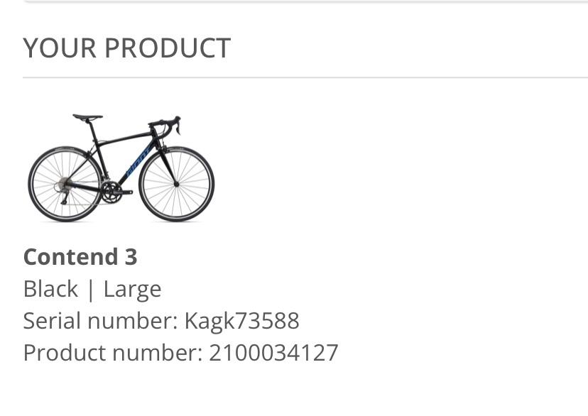 2021 Giant Contend 3 Black