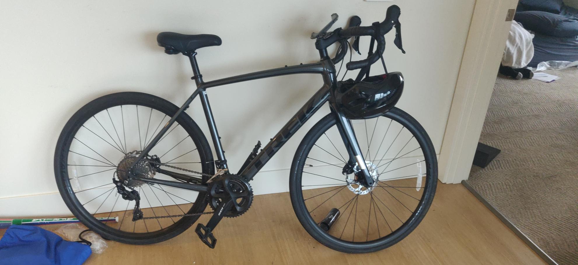 2021 Trek Domane AL 5 Disc 56 Lithium Grey Trek Black