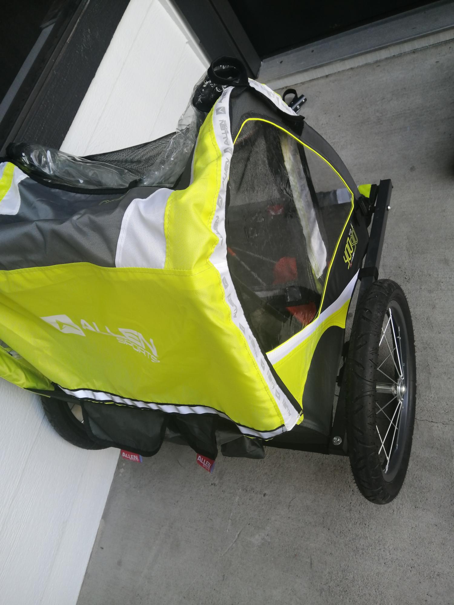 2022 Allen Yoogo T2 bike trailer Green