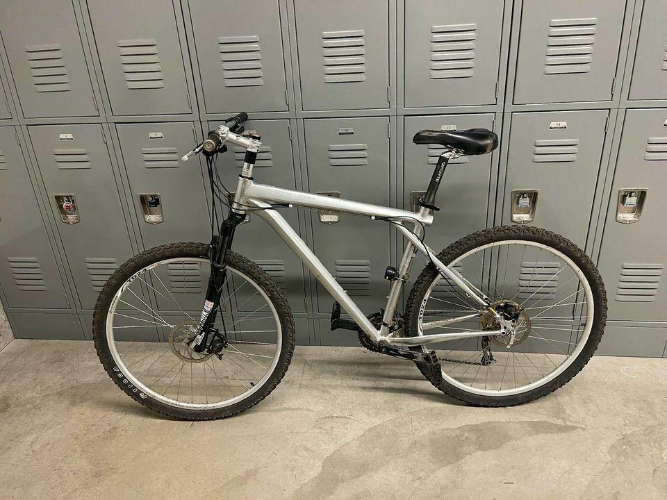 GT Bicycles Karakoram Silver, gray or bare metal