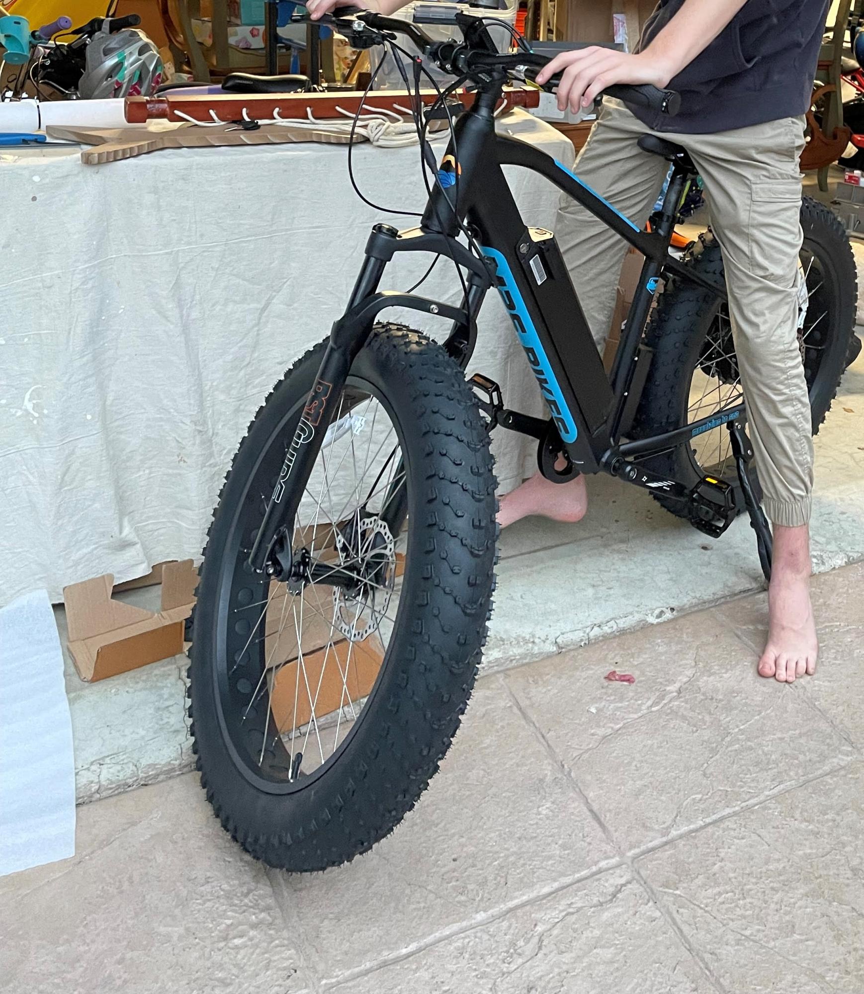 2021 M2S Bikes R750 HT Base Model with Extended 16ap... Black and Blue