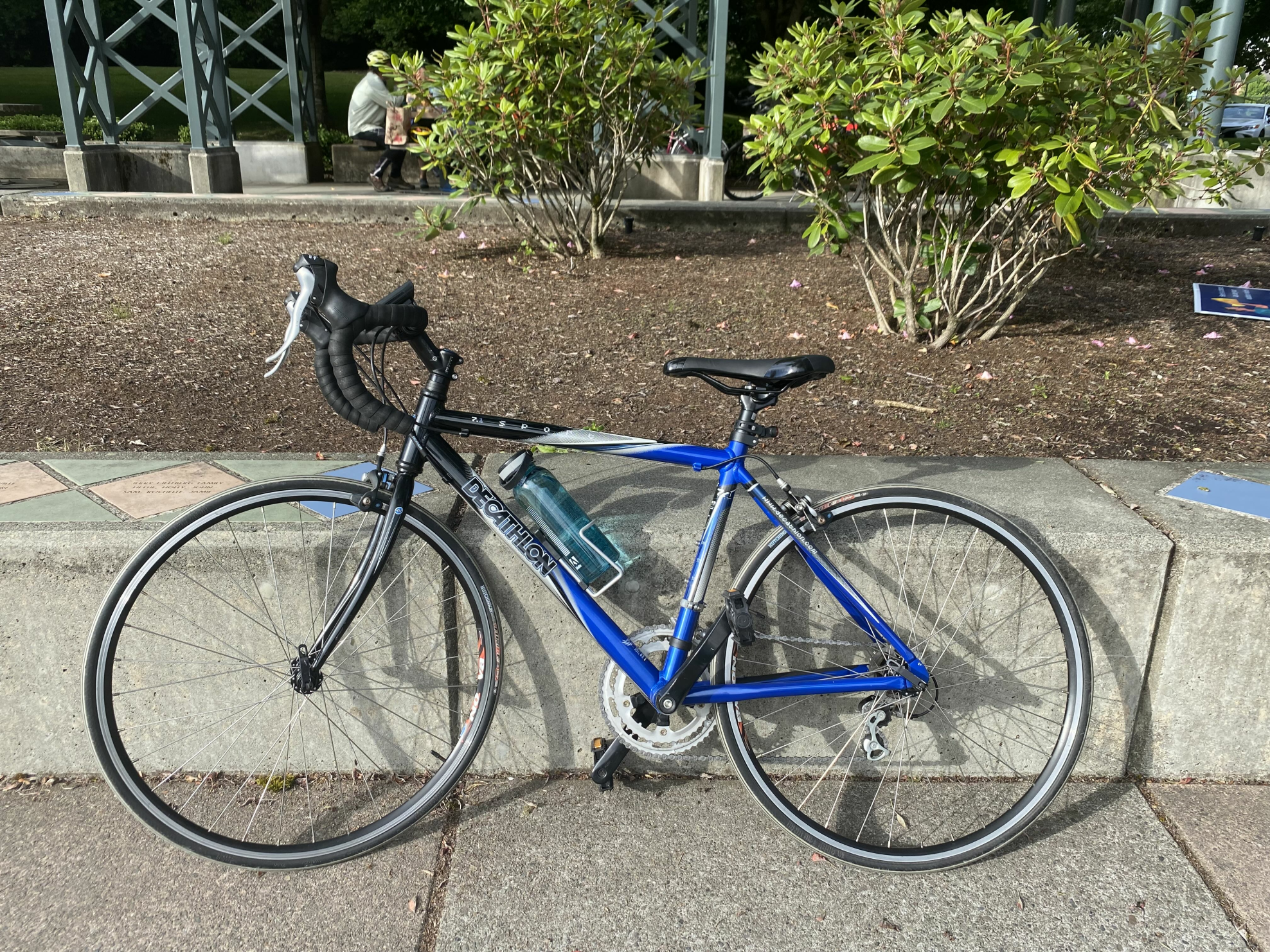 Decathlon Blue, Black, and White