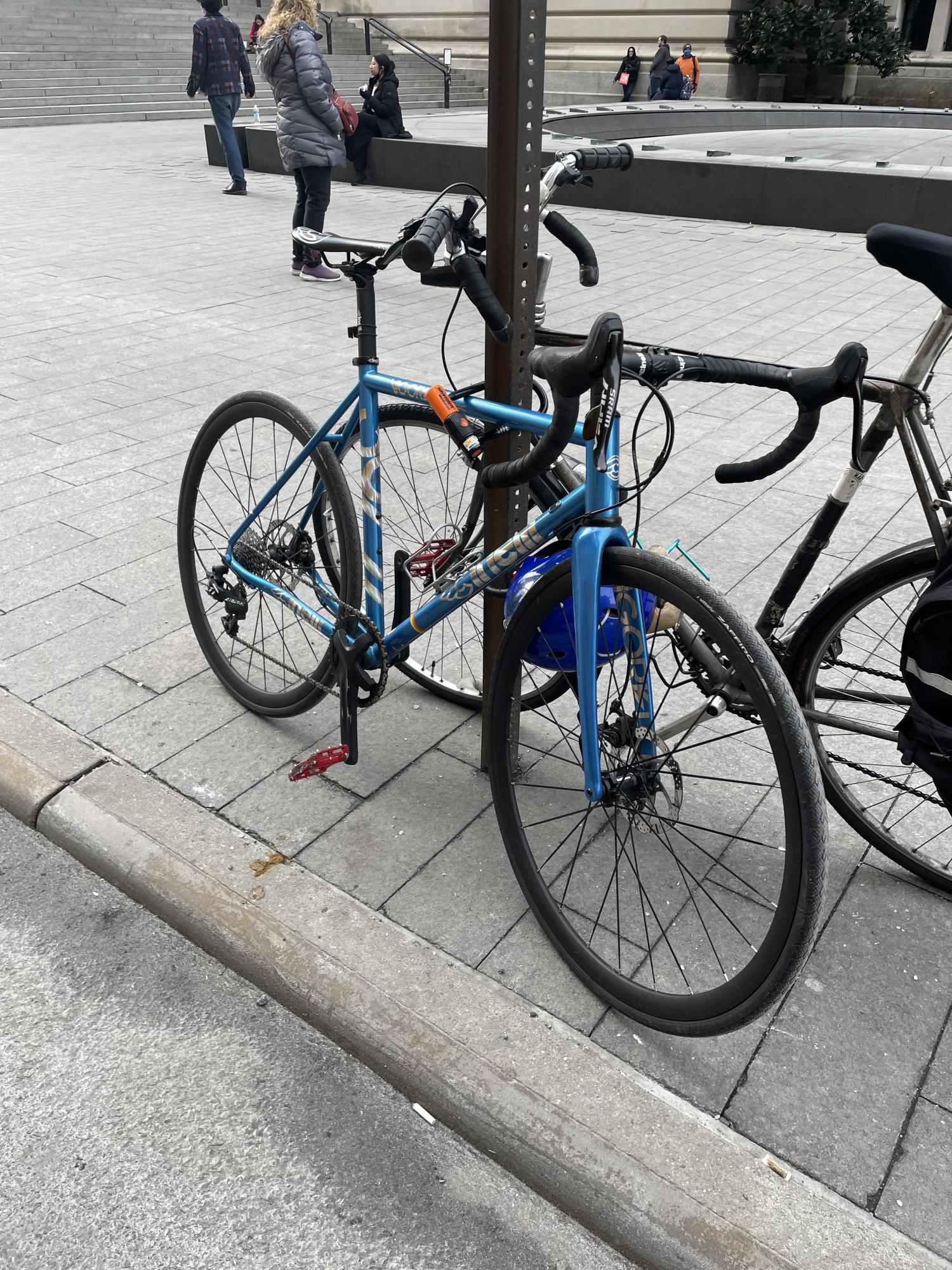 2019 Cinelli Vigorelli Blue and Silver, gray or bare metal