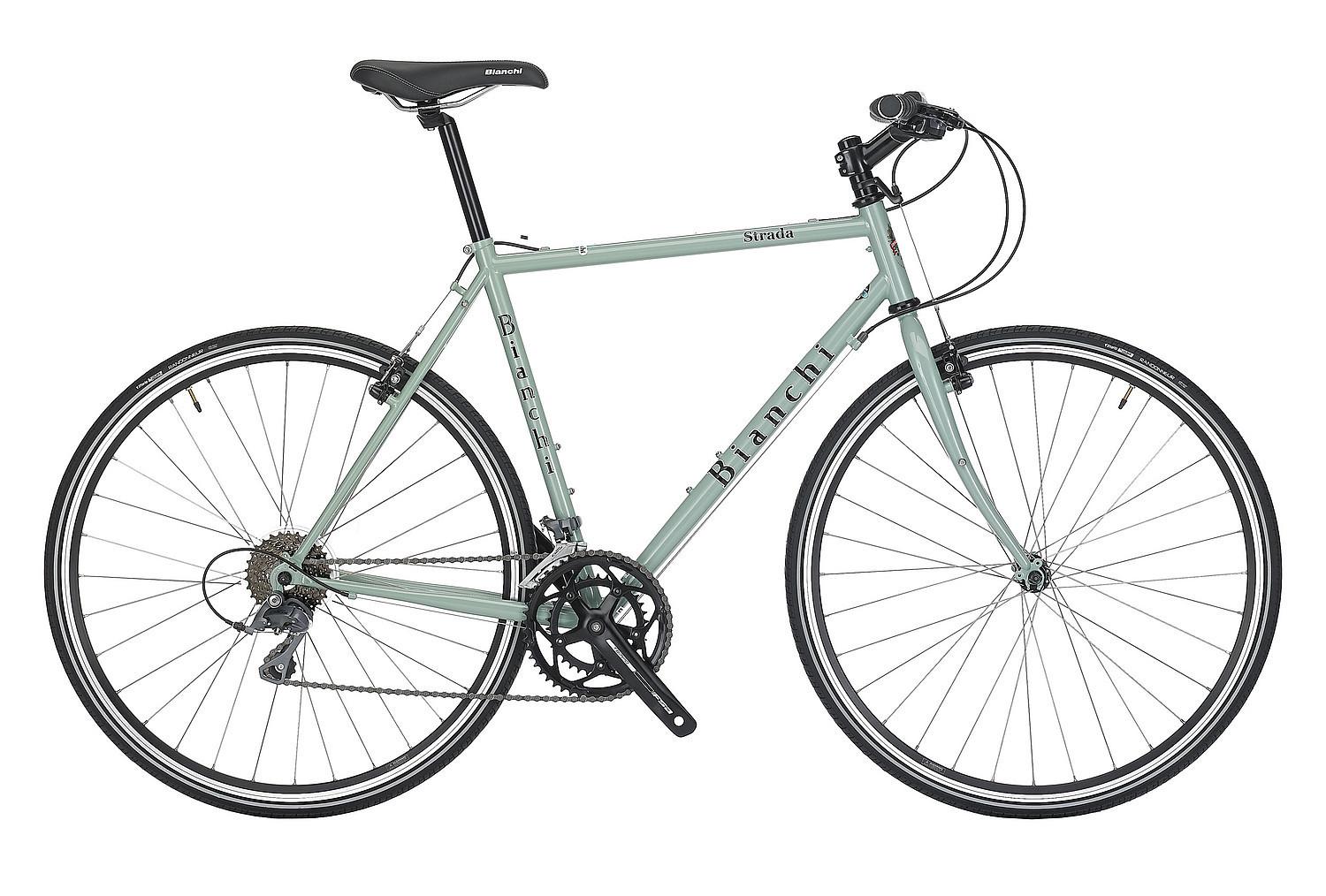 2015 Bianchi Strada Silver or Gray and Green