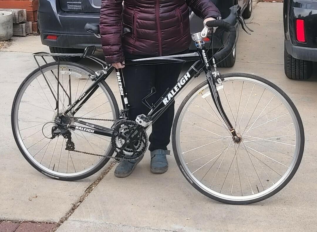 Raleigh womens xxs 46cm Black