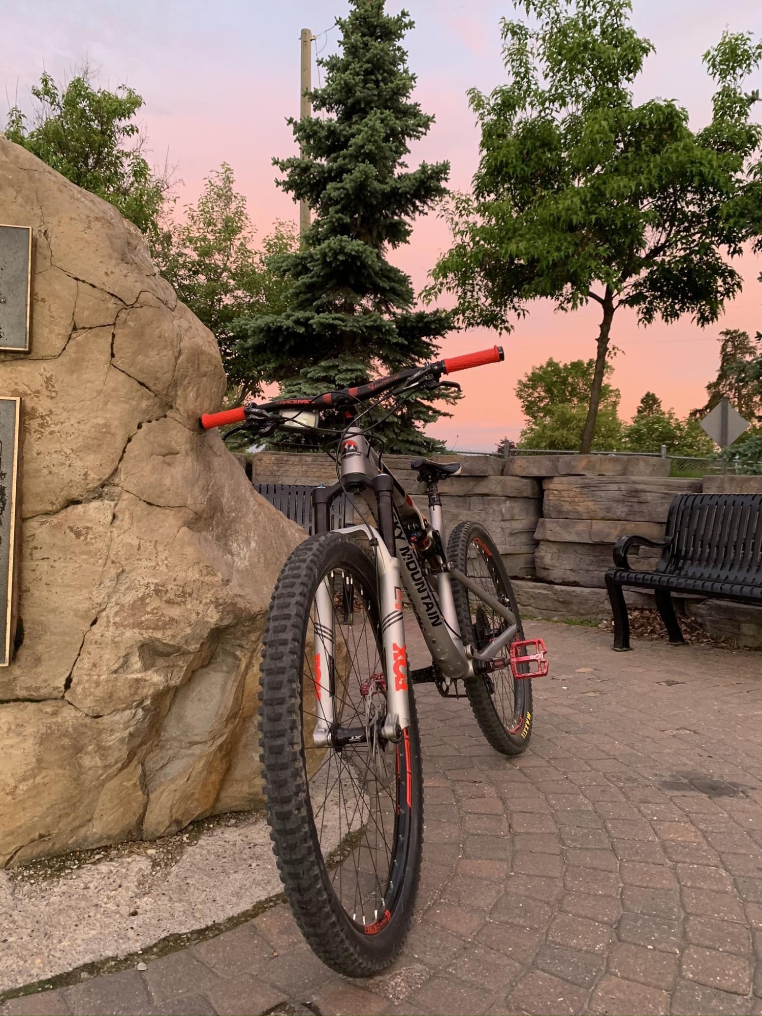 2017 Rocky Mountain Bicycles instinct Silver, gray or bare metal
