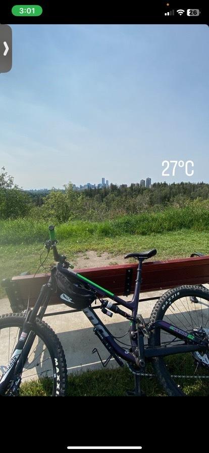 2018 Kona Process Delux 153 Purple and Green