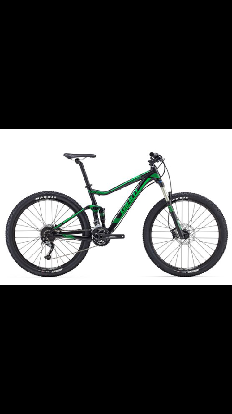 2016 Giant ALUXX aluminum frameset Green and Black