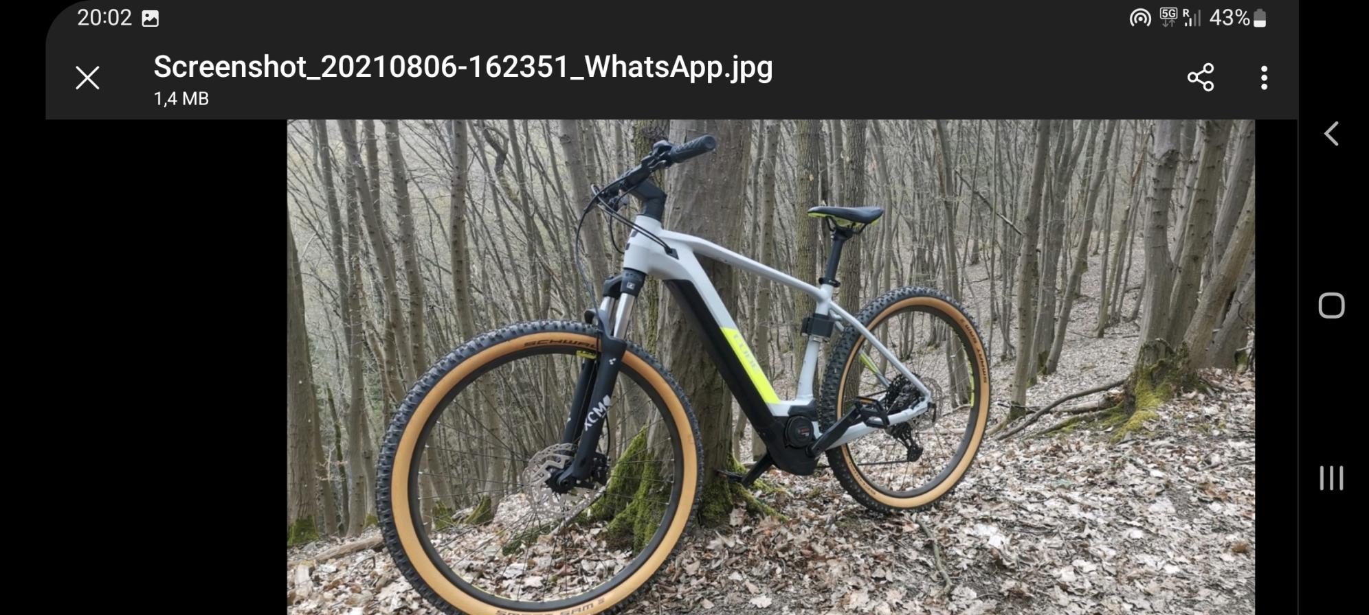 2021 Cube Silver, gray or bare metal