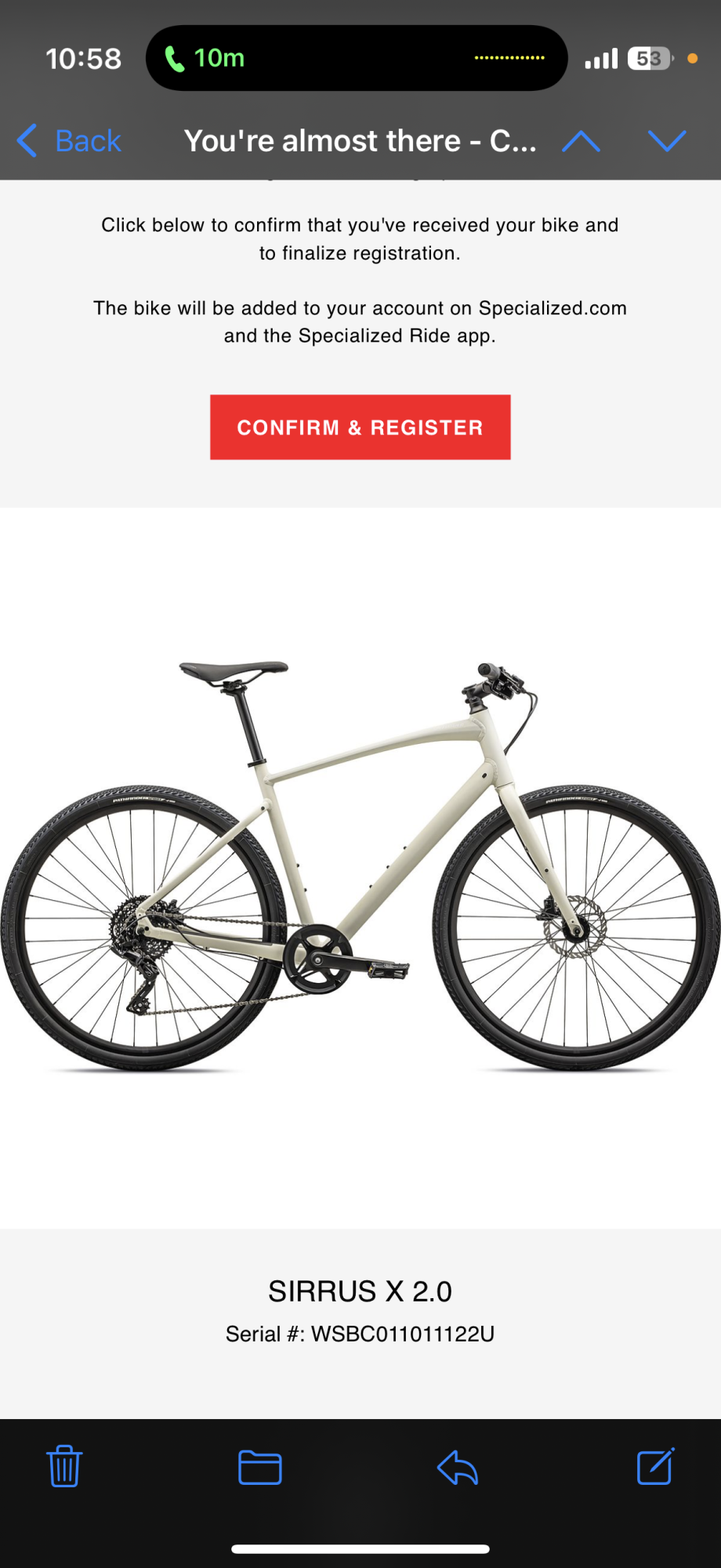 Specialized Sirrus Expert White