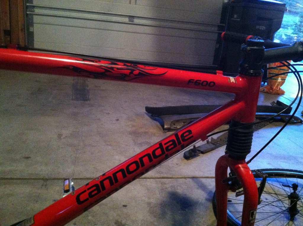 2002 Cannondale F600 Red