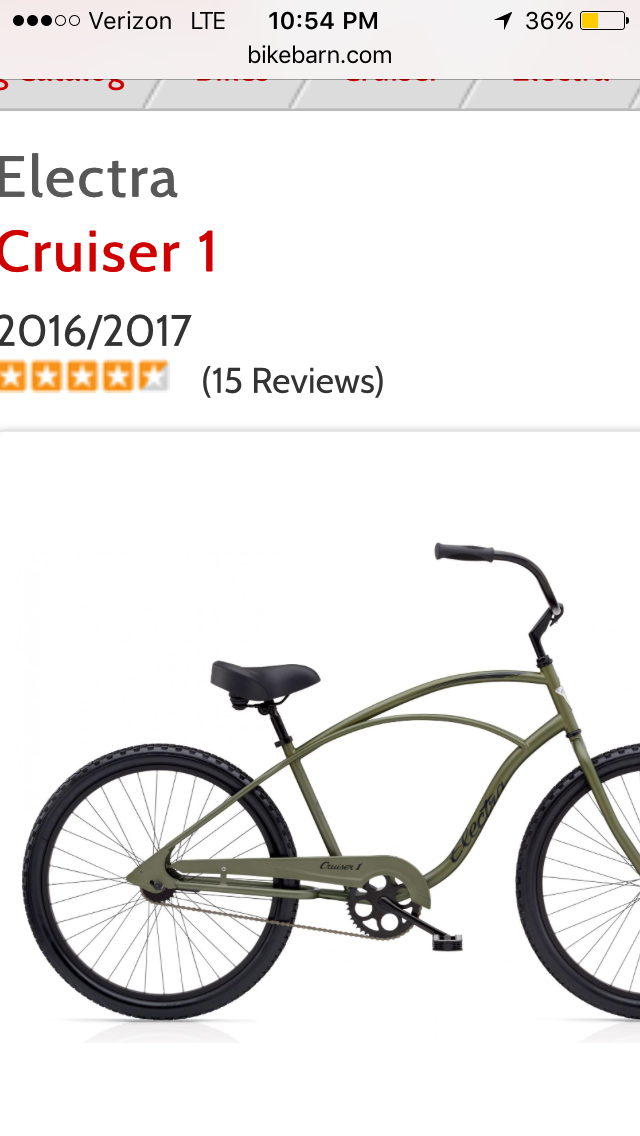 Electra Cruiser one Green
